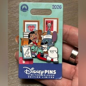 Disney Parks Doctors Day 2026 Lilo & Stitch Pin - Limited Release